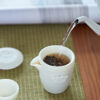 Mutton Fat Jade Porcelain Easy Gaiwan with Infuser and Cups