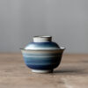 Blue Swirl Ceramic Gaiwan