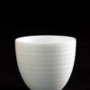 Mutton Fat Jade Porcelain "Egg-Shaped Spun" Tea Cup