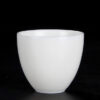 Mutton Fat Jade Porcelain "Egg-Shaped Smooth" Tea Cup