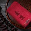 Royal Red "Way of the Teapot" Tea Towel
