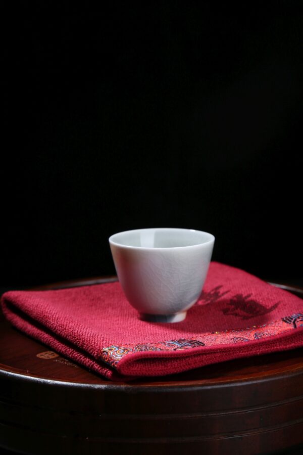 Royal Red "Way of the Teapot" Tea Towel