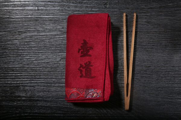Royal Red "Way of the Teapot" Tea Towel