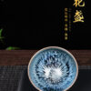 Jianzhan "Silver Blue Mudan" Stoneware Cup