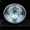 Jianzhan "Silver Blue Mudan" Stoneware Cup