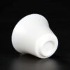 Mutton Fat Jade Porcelain "Bell-Shaped Smooth" Tea Cup