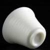Mutton Fat Jade Porcelain "Bell-Shaped Spun" Tea Cup