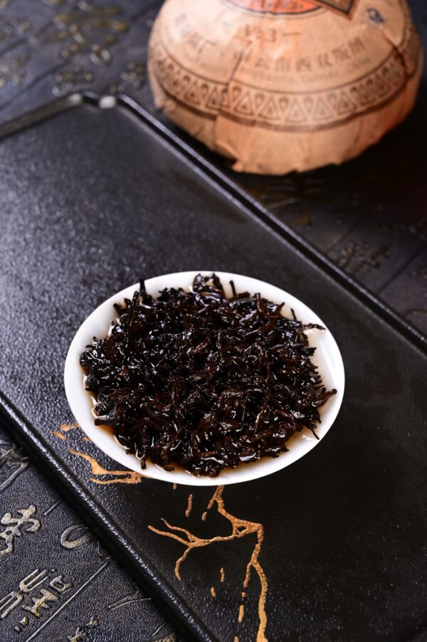 2007 Menghai DaYi V93 Premium Ripe Pu-erh Tea Tuo