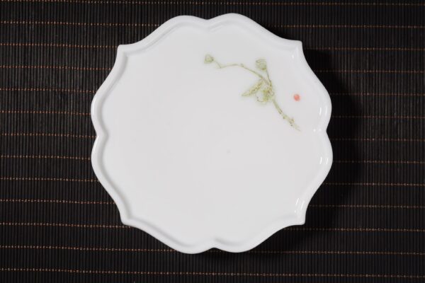 Plum Blossoms Gaiwan and Tea Boat with Optional Matching Cups