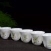 Plum Blossoms Gaiwan and Tea Boat with Optional Matching Cups