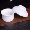 Mutton Fat Jade Porcelain "Bai Ci" Strainer