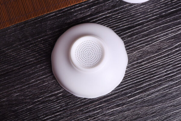 Mutton Fat Jade Porcelain "Bai Ci" Strainer