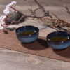 Cobalt Blue Gradient Glazed Tea Cups for Gong Fu Tea * Set of 2