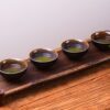 Blue Dragon Eye Tian Mu Glazed Ceramic Cups
