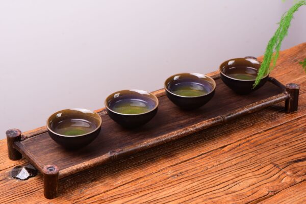 Blue Dragon Eye Tian Mu Glazed Ceramic Cups