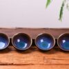 Blue Dragon Eye Tian Mu Glazed Ceramic Cups