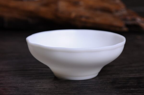 Mutton Fat Jade Porcelain "Bai Ci" Strainer