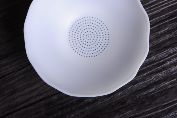 Mutton Fat Jade Porcelain "Bai Ci" Strainer