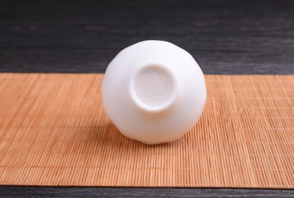 Mutton Fat Jade Porcelain "Bai Ci" Strainer