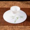 Bamboo Motif Jingdezhen Porcelain Gaiwan