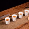 Bamboo and Taihu Limestone Motif Jingdezhen Porcelain Cup