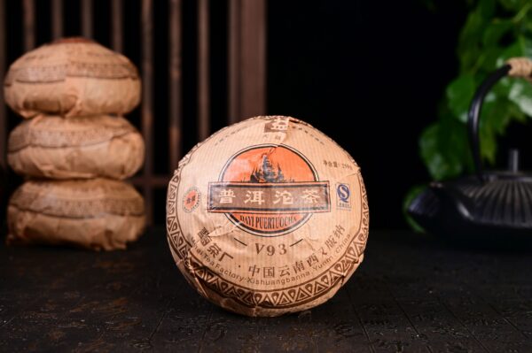 2007 Menghai DaYi V93 Premium Ripe Pu-erh Tea Tuo