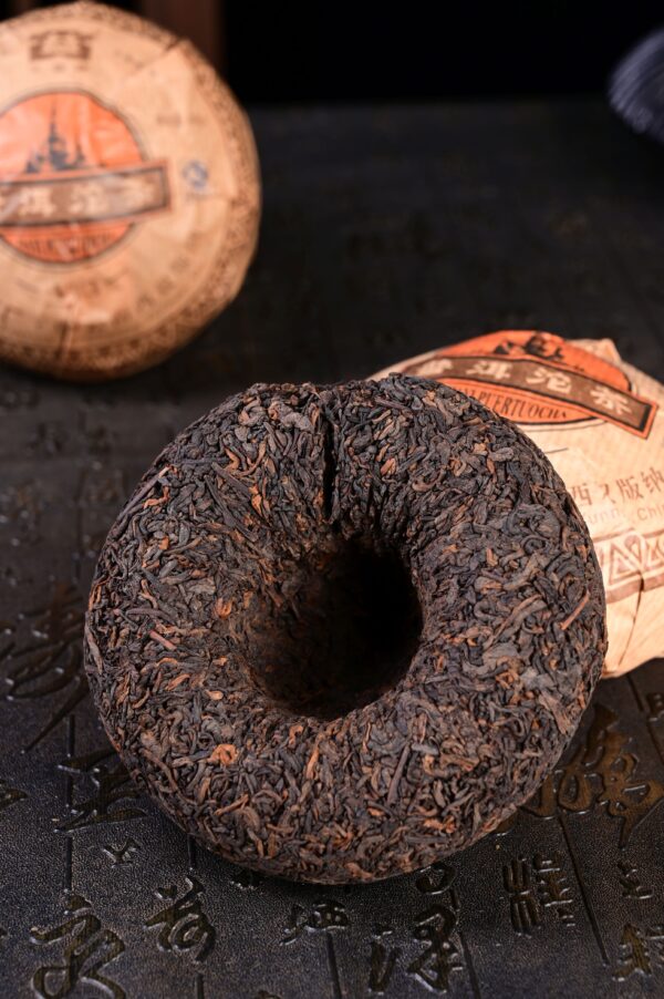 2007 Menghai DaYi V93 Premium Ripe Pu-erh Tea Tuo