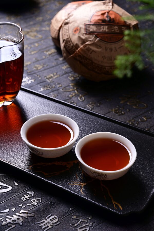 2007 Menghai DaYi V93 Premium Ripe Pu-erh Tea Tuo