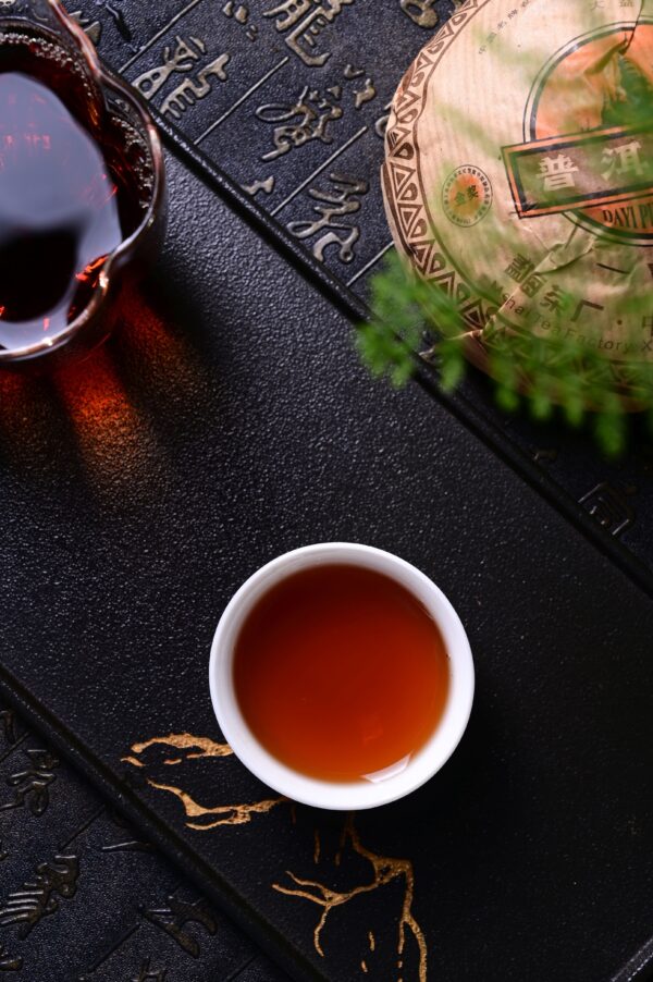 2007 Menghai DaYi V93 Premium Ripe Pu-erh Tea Tuo