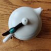 Mutton Fat Jade Porcelain "Xi Shi" Teapot