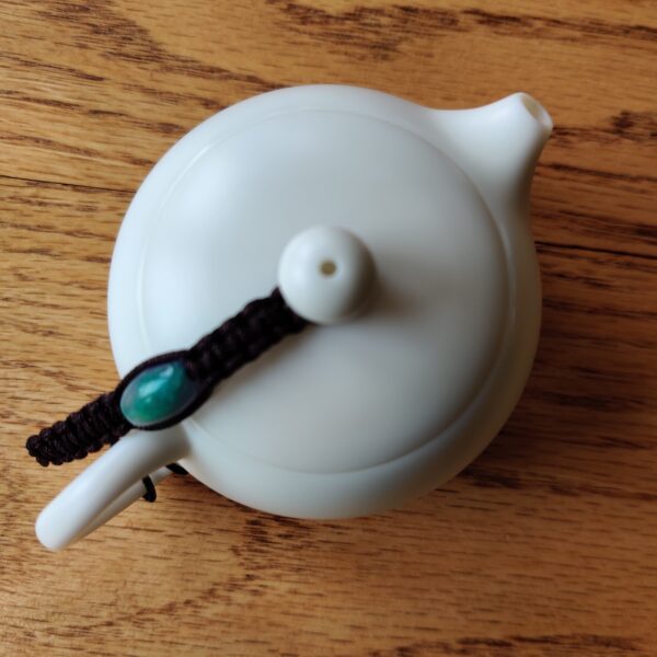 Mutton Fat Jade Porcelain "Xi Shi" Teapot