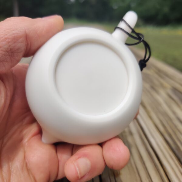 Mutton Fat Jade Porcelain "Xi Shi" Teapot
