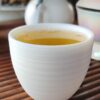 Mutton Fat Jade Porcelain "Egg-Shaped Spun" Tea Cup