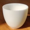 Mutton Fat Jade Porcelain "Egg-Shaped Smooth" Tea Cup