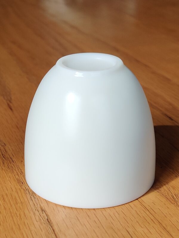Mutton Fat Jade Porcelain "Egg-Shaped Smooth" Tea Cup