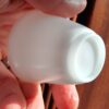 Mutton Fat Ice Jade Porcelain "Thimble" Tea Cup