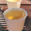 Mutton Fat Ice Jade Porcelain "Thimble" Tea Cup