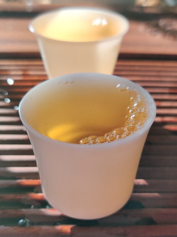 Mutton Fat Ice Jade Porcelain "Thimble" Tea Cup