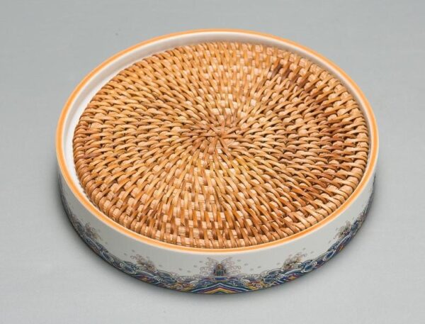 Ceramic "Ocean Water Cliff" Gaiwan and Tea Boat