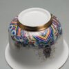 Ceramic "Ocean Water Cliff" Gaiwan and Tea Boat