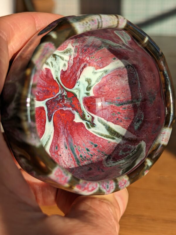 Purple Voodoo Glazed Tea Cup