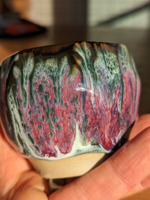 Purple Voodoo Glazed Tea Cup