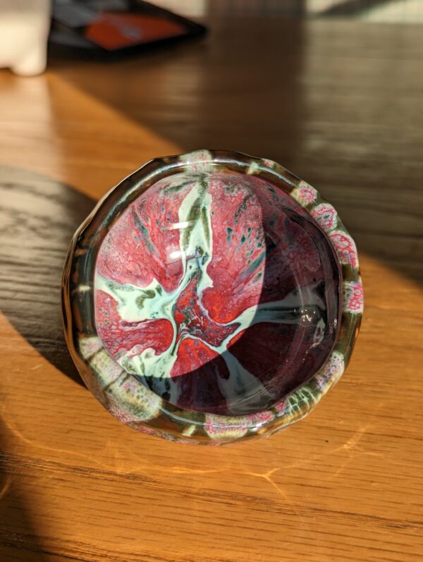 Purple Voodoo Glazed Tea Cup