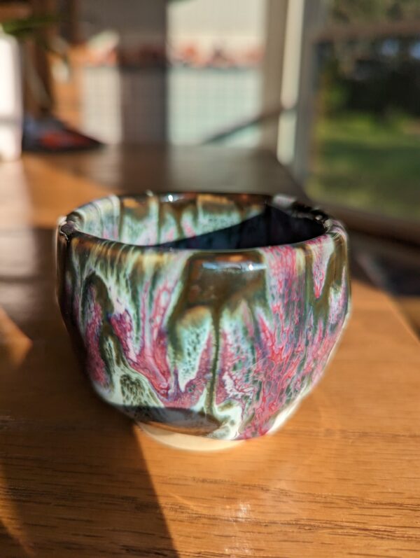 Purple Voodoo Glazed Tea Cup