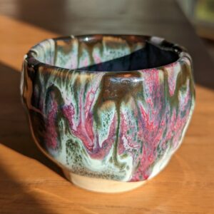 Purple Voodoo Glazed Tea Cup