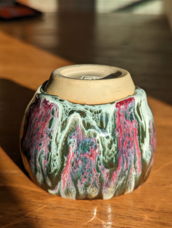 Purple Voodoo Glazed Tea Cup