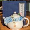 Mutton Fat Jade Porcelain "Pear Shaped" Teapot