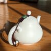 Mutton Fat Jade Porcelain "Pear Shaped" Teapot