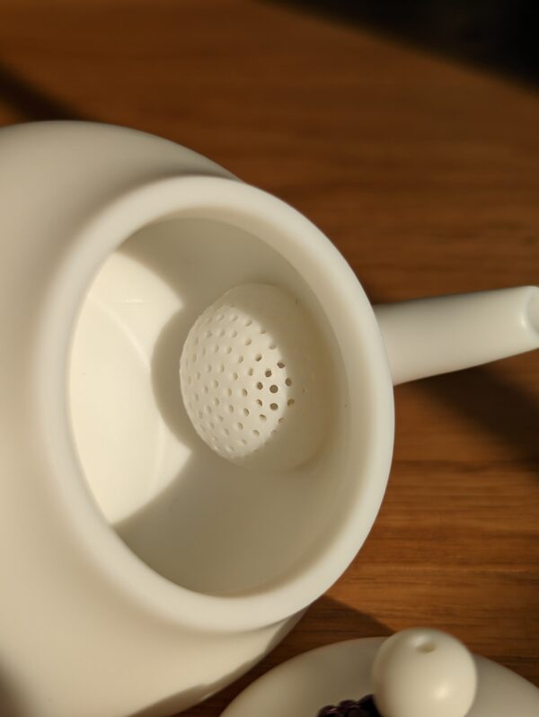 Mutton Fat Jade Porcelain "Pear Shaped" Teapot