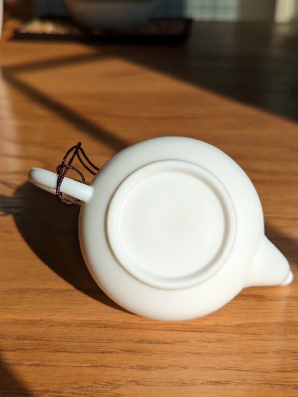 Mutton Fat Jade Porcelain "Pear Shaped" Teapot